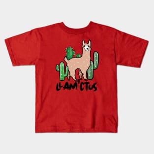 Camouflage art level 100 LLAM'CTUS. Llama lover gift Kids T-Shirt